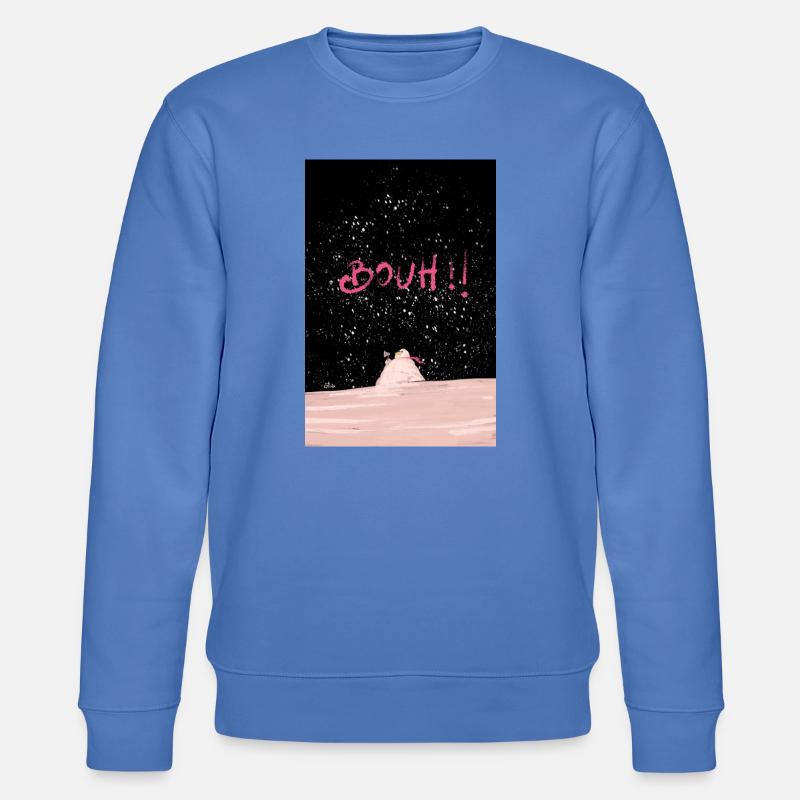 Schneemann-Boo!! - Stanley/Stella Unisex Bio-Sweatshirt CHANGER  - Blau