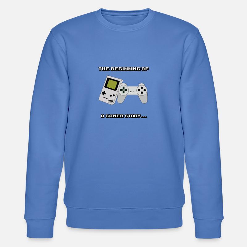 Anfang einer Gamerengeschichte - Stanley/Stella Unisex Bio-Sweatshirt CHANGER  - Blau