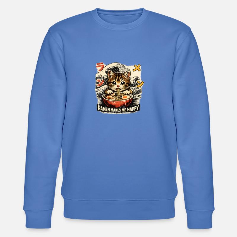 Ich brauche Ramen - Stanley/Stella Unisex Bio-Sweatshirt CHANGER  - Blau