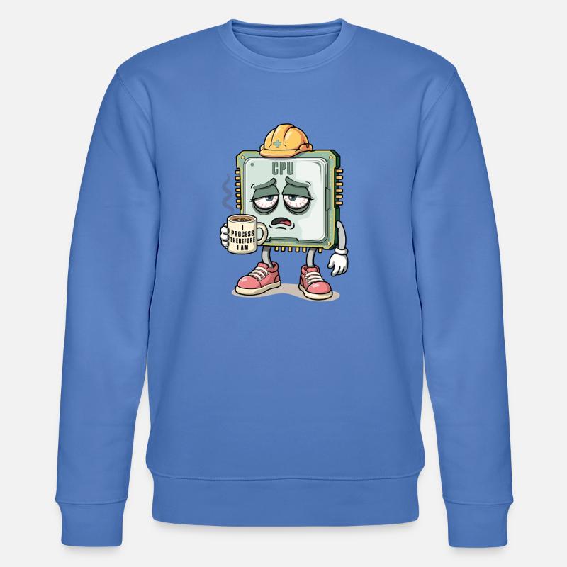 CPU-Charakter - Stanley/Stella Unisex Bio-Sweatshirt CHANGER  - Blau