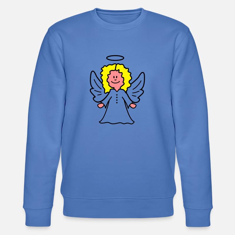 Christkind Engel - Stanley/Stella Unisex Bio-Sweatshirt CHANGER  - Blau