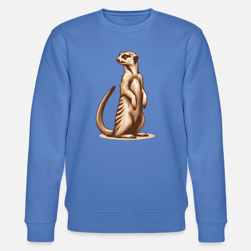 Erdmännchen - Stanley/Stella Unisex Bio-Sweatshirt CHANGER  - Blau