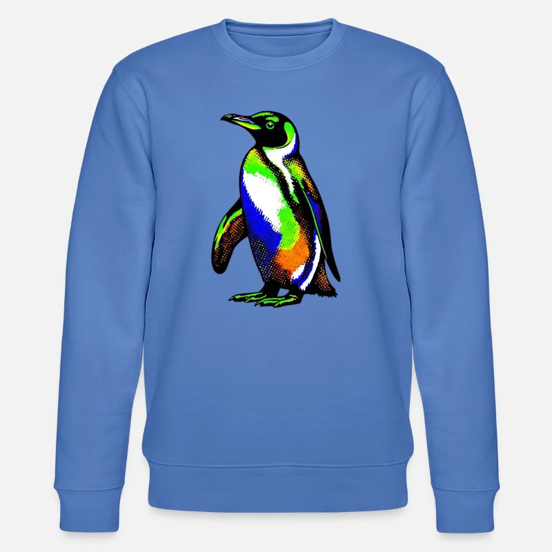 Pinguin - Stanley/Stella Unisex Bio-Sweatshirt CHANGER - Blau