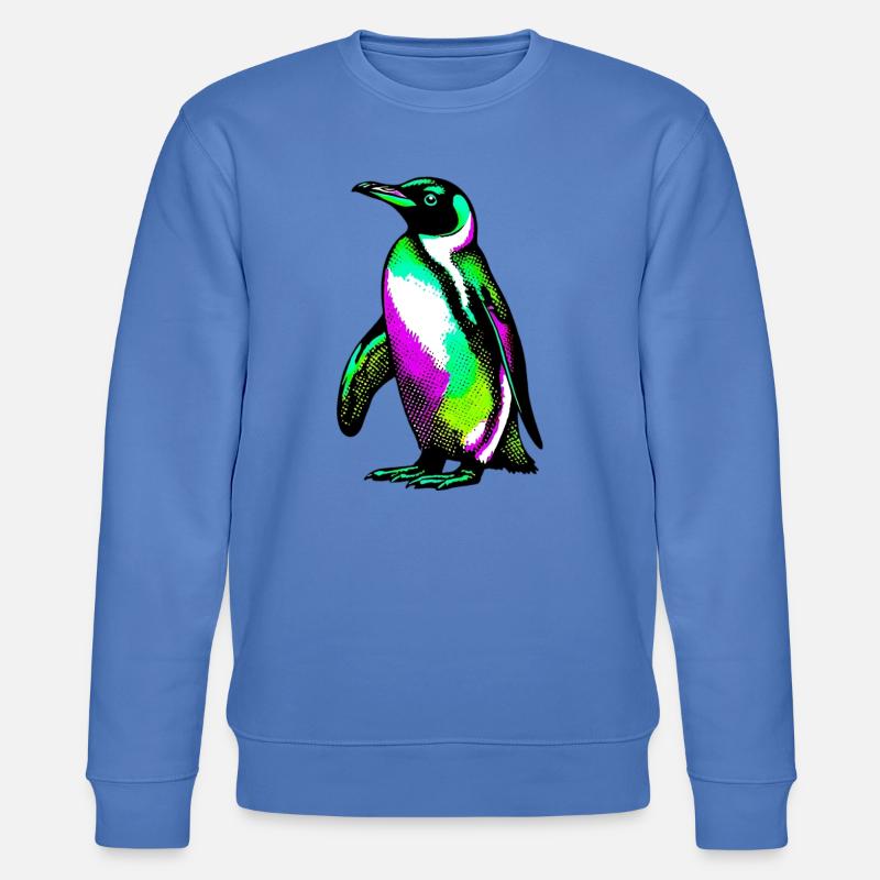 Pinguin - Stanley/Stella Unisex Bio-Sweatshirt CHANGER  - Blau