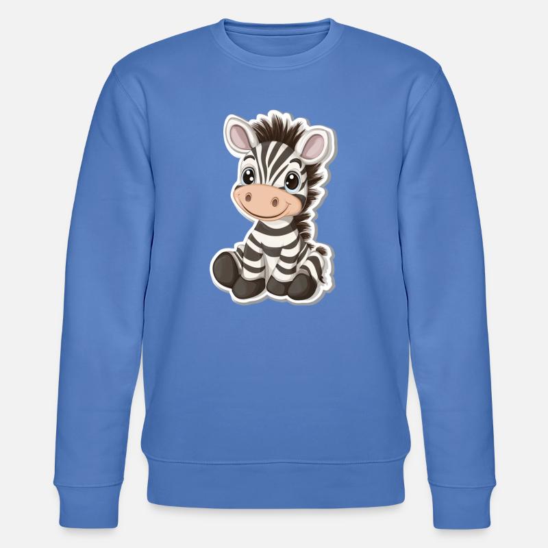 Zebra - Stanley/Stella Unisex Bio-Sweatshirt CHANGER  - Blau