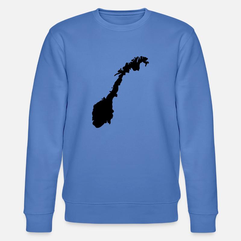 Norwegen - Stanley/Stella Unisex Bio-Sweatshirt CHANGER  - Blau
