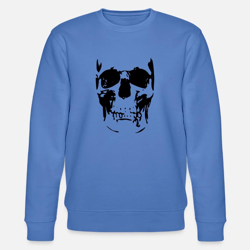 Schädel 2 - Stanley/Stella Unisex Bio-Sweatshirt CHANGER  - Blau