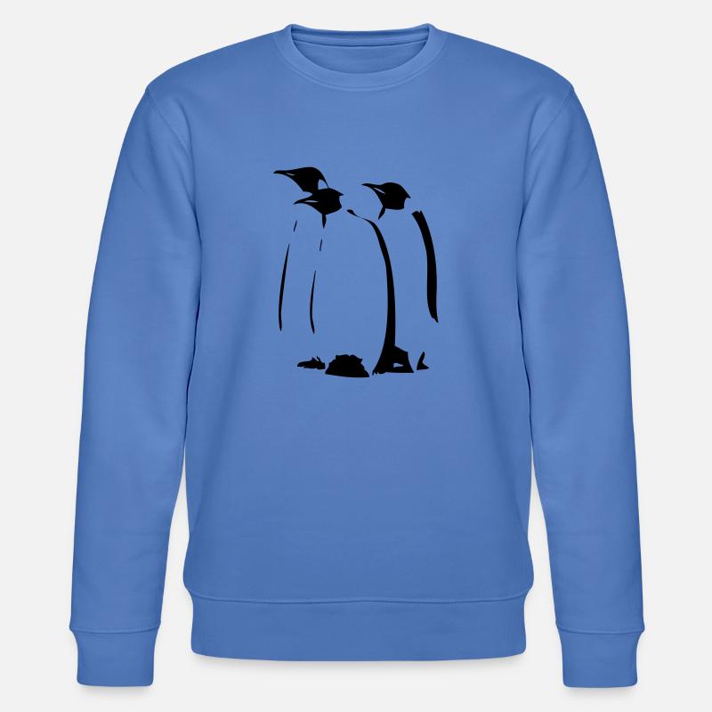 Pinguine - Stanley/Stella Unisex Bio-Sweatshirt CHANGER  - Blau