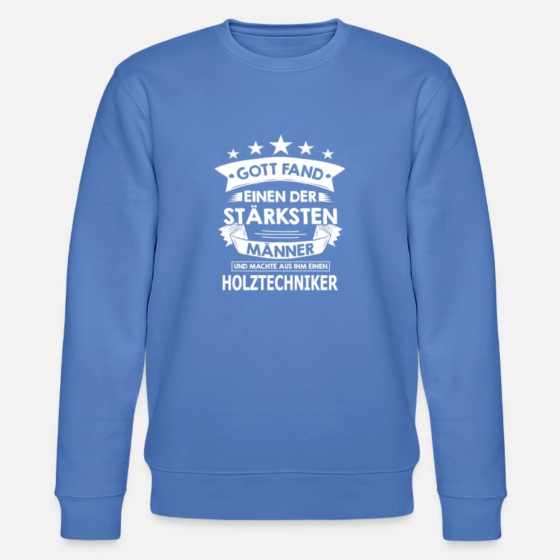 holztechniker - Stanley/Stella Unisex Bio-Sweatshirt CHANGER  - Blau