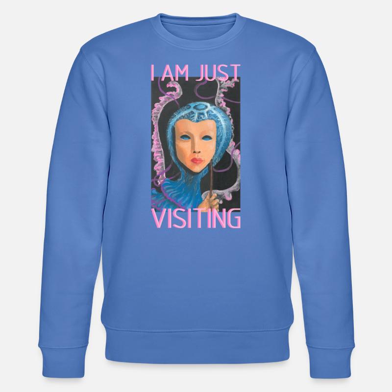 Just Visiting - Stanley/Stella Unisex Bio-Sweatshirt CHANGER - Blau