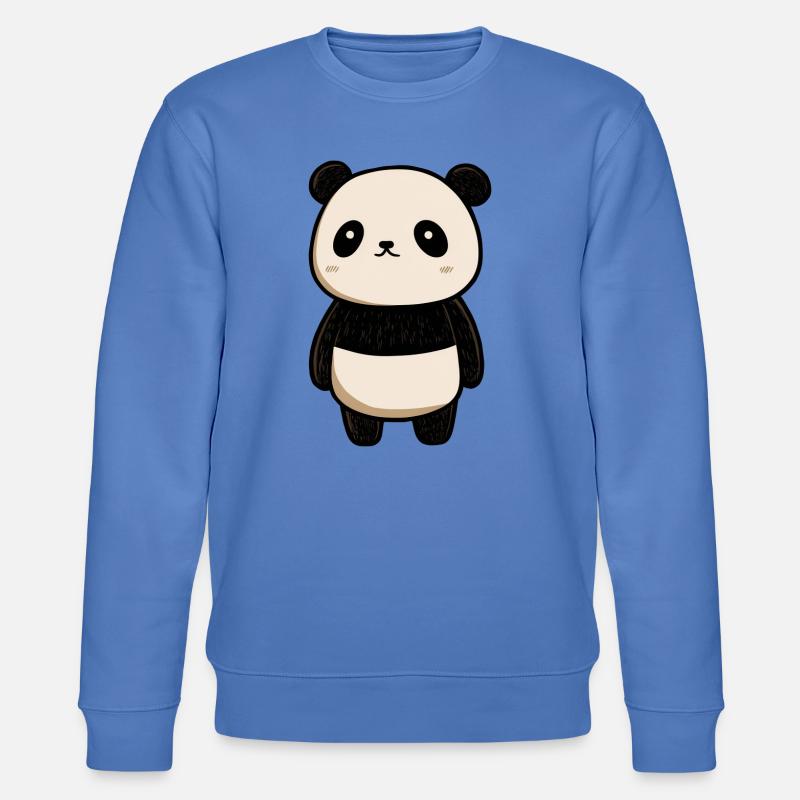 dessin panda, panda mignon, bébé panda - Sweat bio CHANGER Stanley/Stella Unisexe - bleu