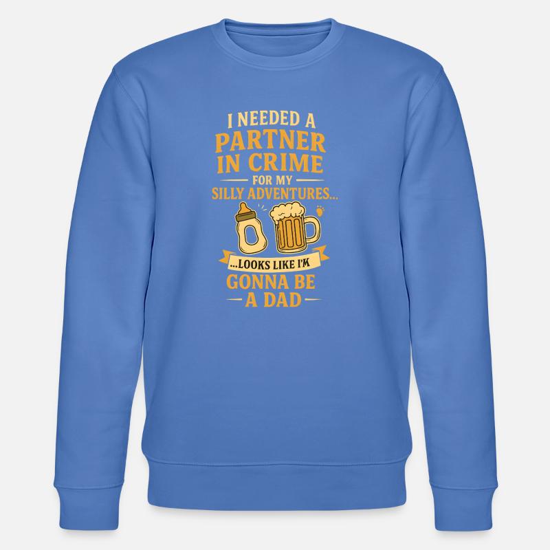 Komplizen-Vater - Stanley/Stella Unisex Bio-Sweatshirt CHANGER - Blau