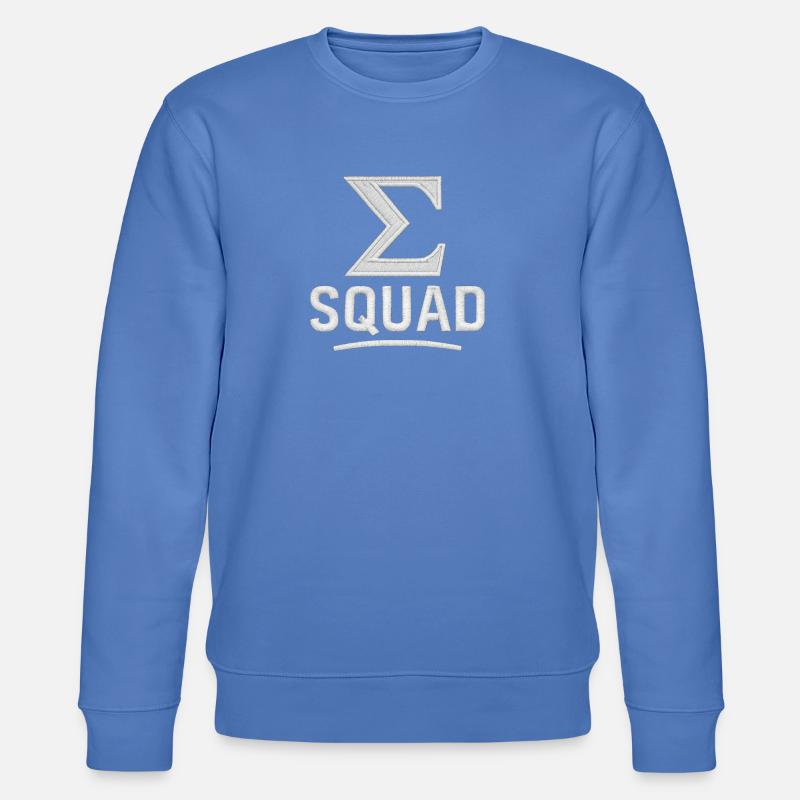 ∑ Squad – Dein Mathe-Team - Stanley/Stella Unisex Bio-Sweatshirt CHANGER  - Blau