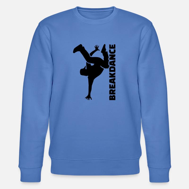 Breakdance - Stanley/Stella Unisex Bio-Sweatshirt CHANGER  - Blau
