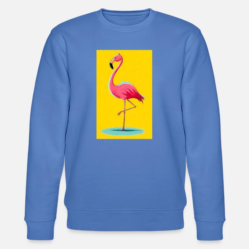 Flamingo - Stanley/Stella Unisex Bio-Sweatshirt CHANGER  - Blau