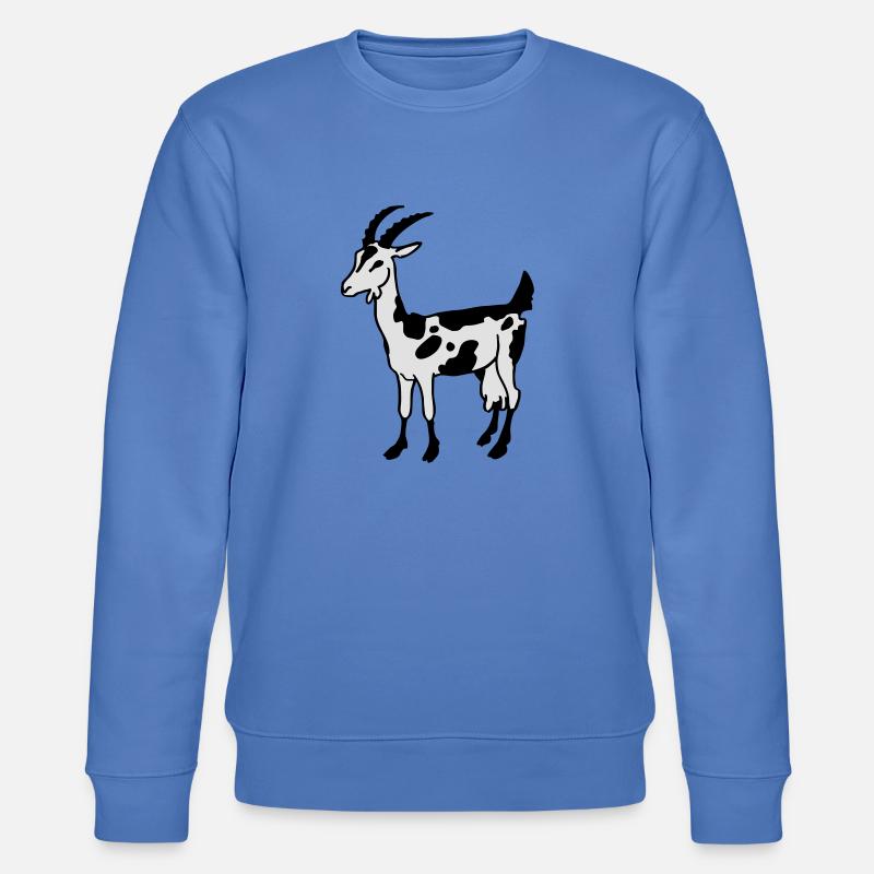 Goat - Stanley/Stella CHANGER Unisex Organic Sweatshirt - bright blue