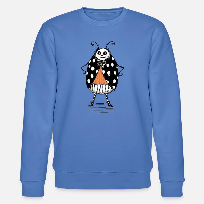 PolkaDots Spukkäfer - Stanley/Stella Unisex Bio-Sweatshirt CHANGER - Blau