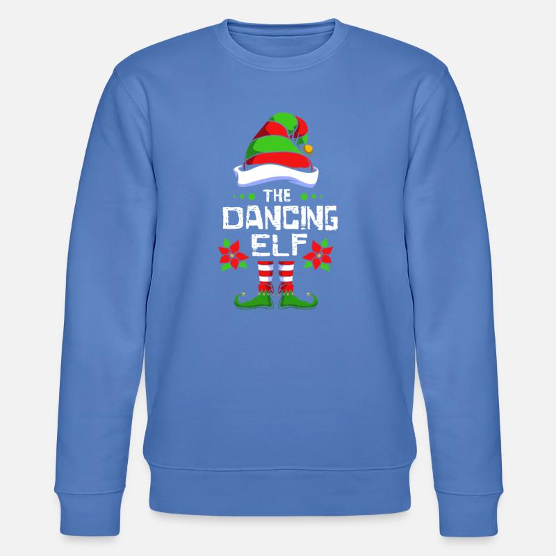 Elfe dansant Elfe Cadeau de Noël - Sweat bio CHANGER Stanley/Stella Unisexe - bleu