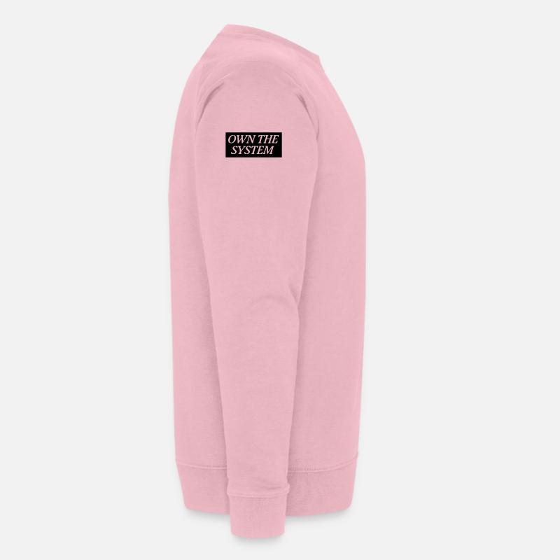 Own the System - Das eigene System - Stanley/Stella Unisex Bio-Sweatshirt CHANGER  - Hellrosa