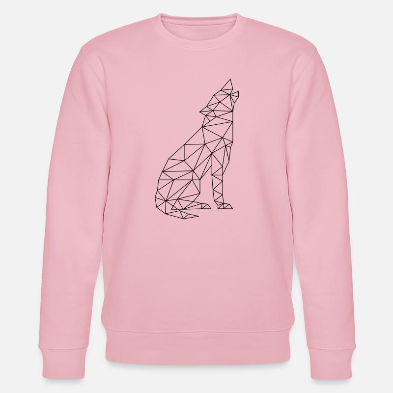 Wolf Call Wolf Contour Silhouette - Sweat bio CHANGER Stanley/Stella Unisexe - rose pâle
