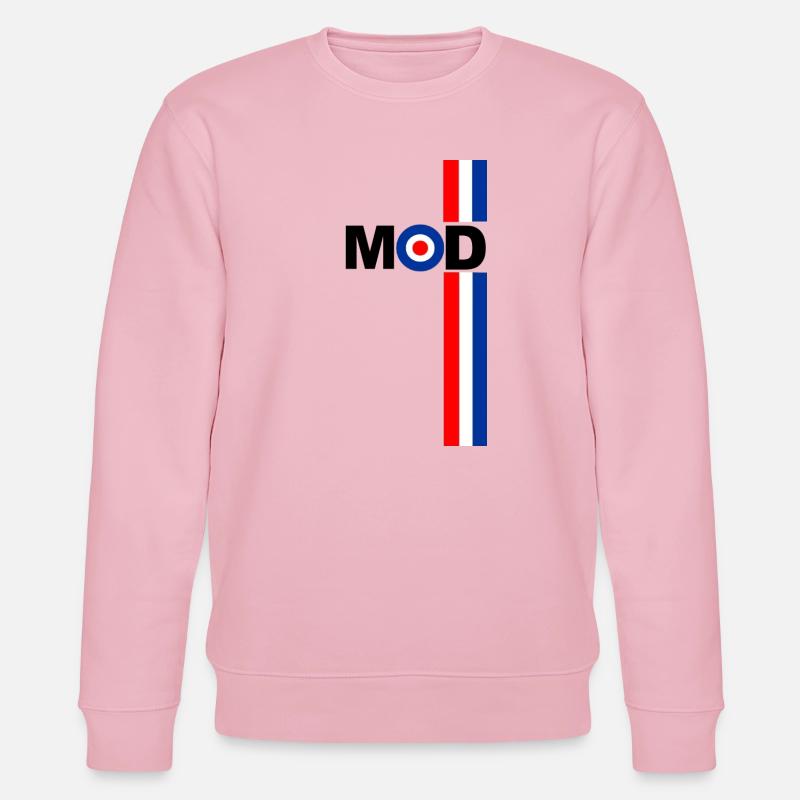 MOD TARGET RSF STRIPES CONCEPTION - Sweat bio CHANGER Stanley/Stella Unisexe - rose pâle