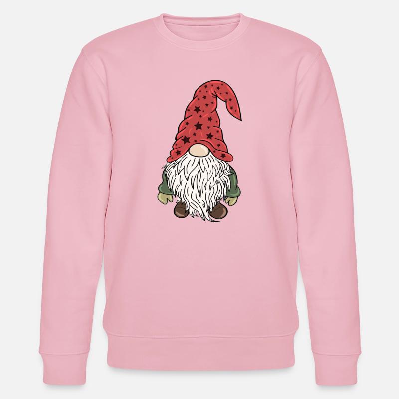 Elfes de Noël Gnom - Sweat bio CHANGER Stanley/Stella Unisexe - rose pâle