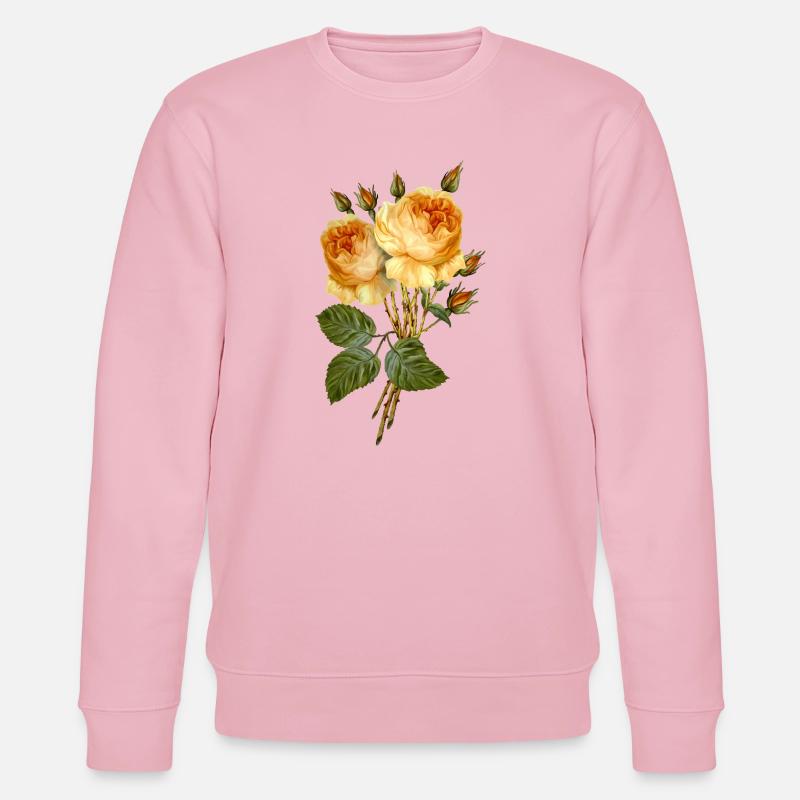 Blumen - Stanley/Stella Unisex Bio-Sweatshirt CHANGER - Hellrosa