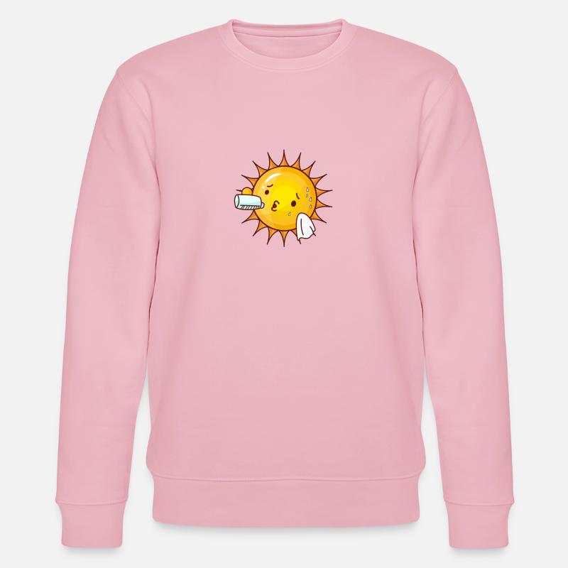 Sonne - Stanley/Stella Unisex Bio-Sweatshirt CHANGER  - Hellrosa