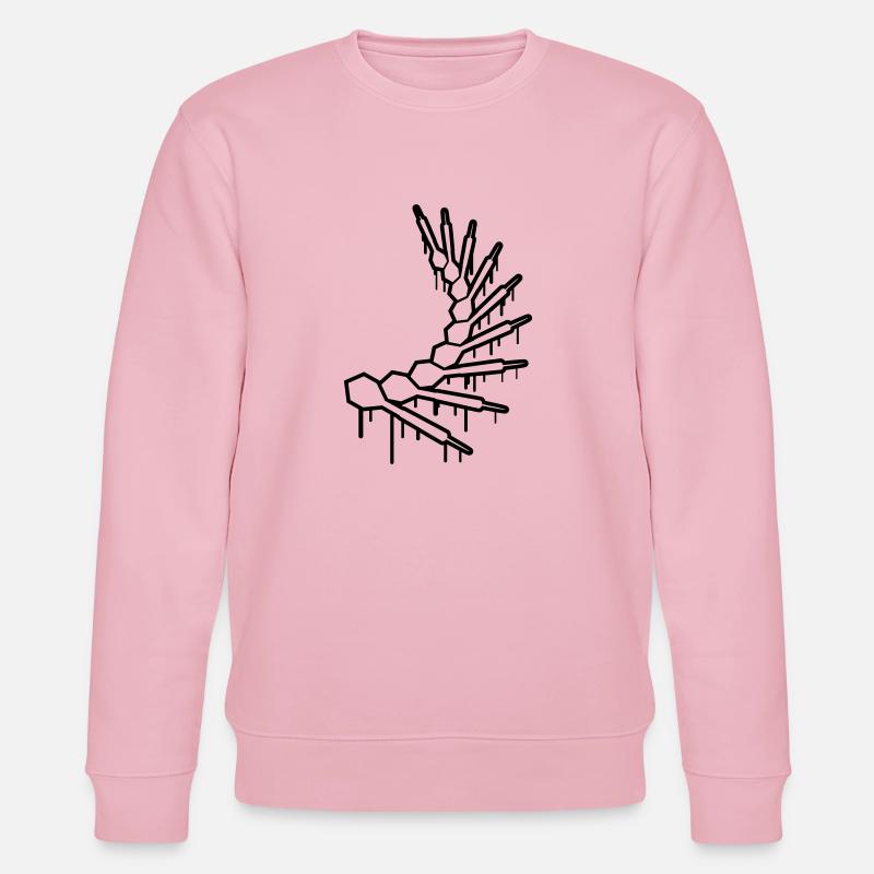 Darts Graffiti - Stanley/Stella Unisex Bio-Sweatshirt CHANGER  - Hellrosa