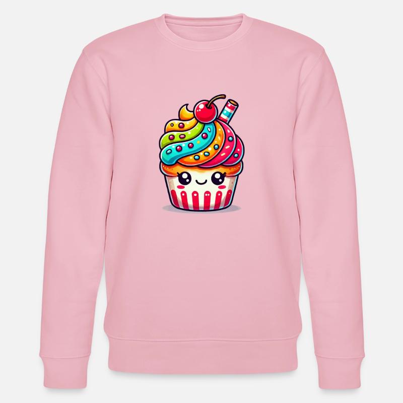 cupcake - Stanley/Stella Unisex Bio-Sweatshirt CHANGER  - Hellrosa