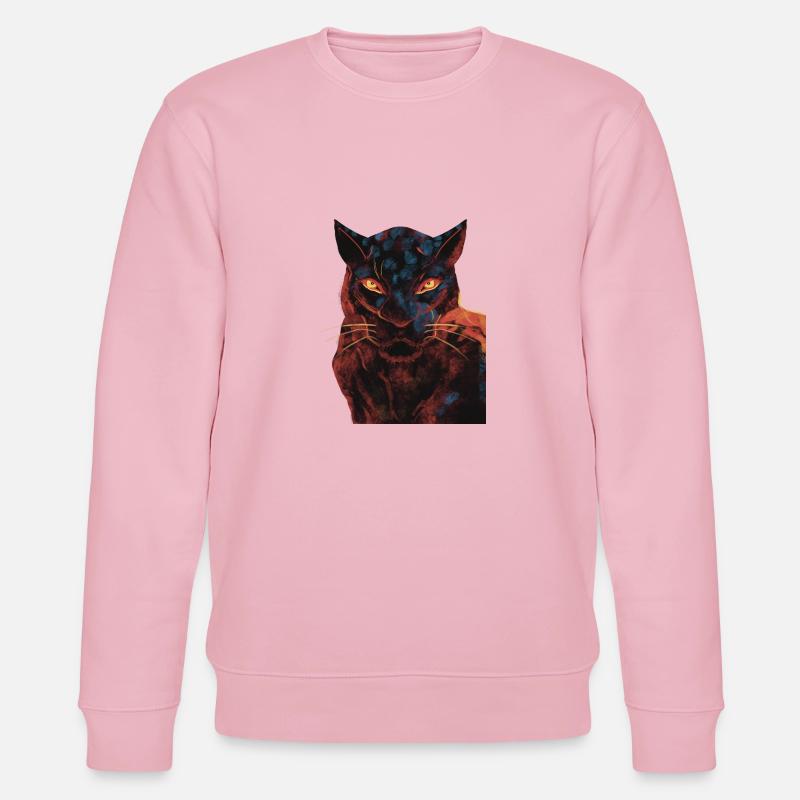 Panther - Stanley/Stella Unisex Bio-Sweatshirt CHANGER  - Hellrosa