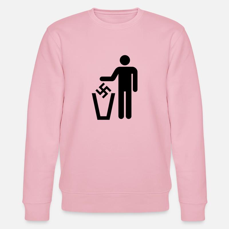 Papierkorb - Stanley/Stella Unisex Bio-Sweatshirt CHANGER  - Hellrosa