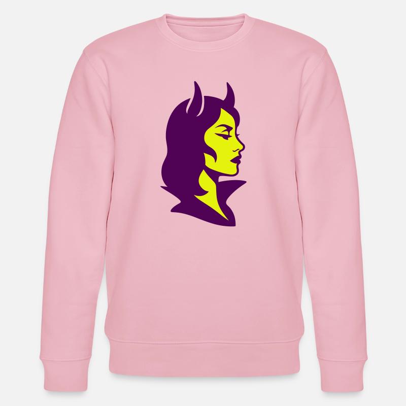She Devil Pop Art - Sweat bio CHANGER Stanley/Stella Unisexe - rose pâle