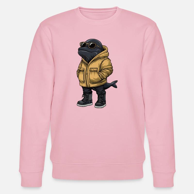 Wal Cool Winter - Stanley/Stella Unisex Bio-Sweatshirt CHANGER  - Hellrosa