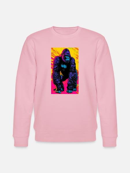 gorille - Sweat bio CHANGER Stanley/Stella Unisexe - rose pâle