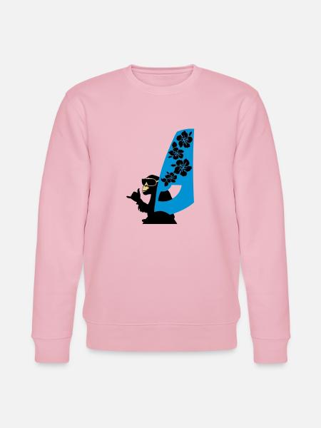 windsurfer - Stanley/Stella CHANGER Unisex Organic Sweatshirt - cotton pink