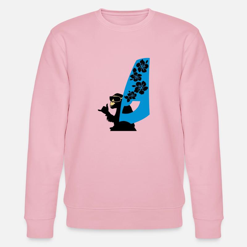 windsurfer - Stanley/Stella Unisex Bio-Sweatshirt CHANGER  - Hellrosa