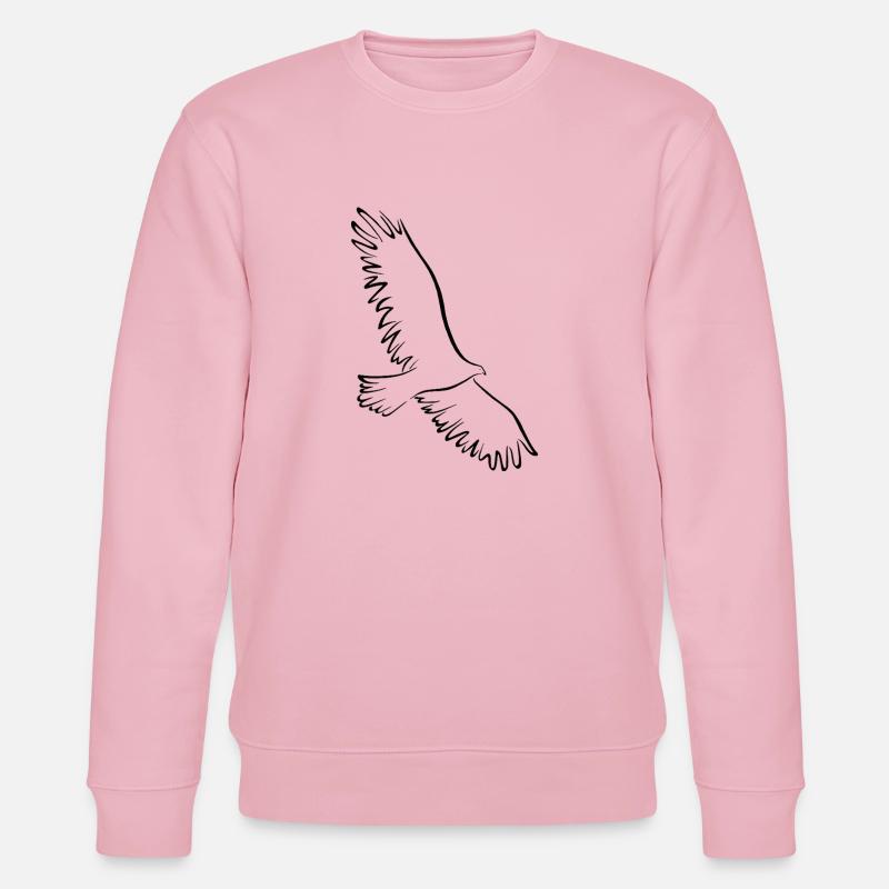 Tänzer der Thermik - Stanley/Stella Unisex Bio-Sweatshirt CHANGER  - Hellrosa