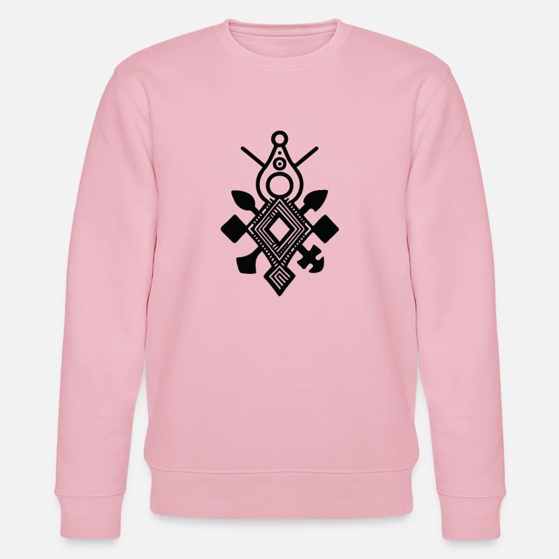 Das Kreuz des Südens - Stanley/Stella Unisex Bio-Sweatshirt CHANGER  - Hellrosa