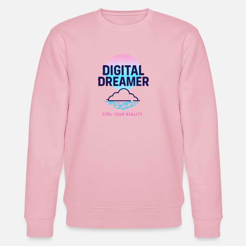 Digital Dreamer - Stanley/Stella Unisex Bio-Sweatshirt CHANGER  - Hellrosa