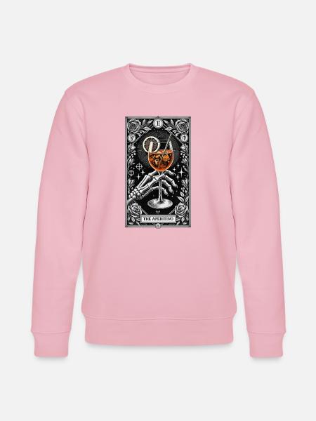The Aperitivo (Spritz) – Mystic Tarot Card - Stanley/Stella CHANGER Unisex Organic Sweatshirt - cotton pink