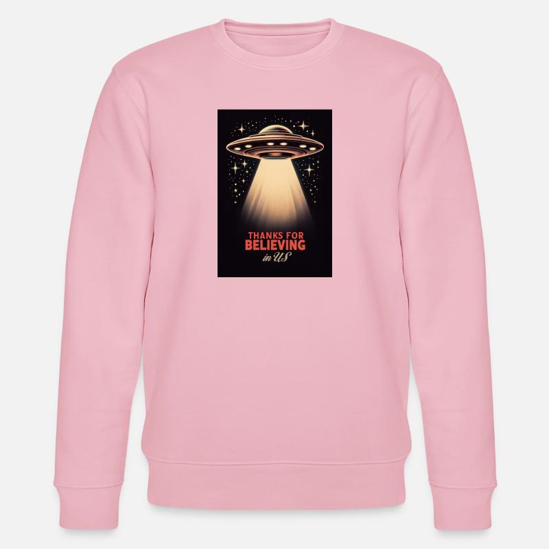 Thanks for believing - Stanley/Stella Unisex Bio-Sweatshirt CHANGER  - Hellrosa