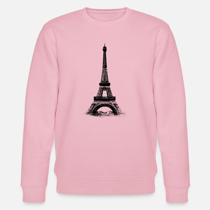 Eiffelturm  - Stanley/Stella Unisex Bio-Sweatshirt CHANGER  - Hellrosa