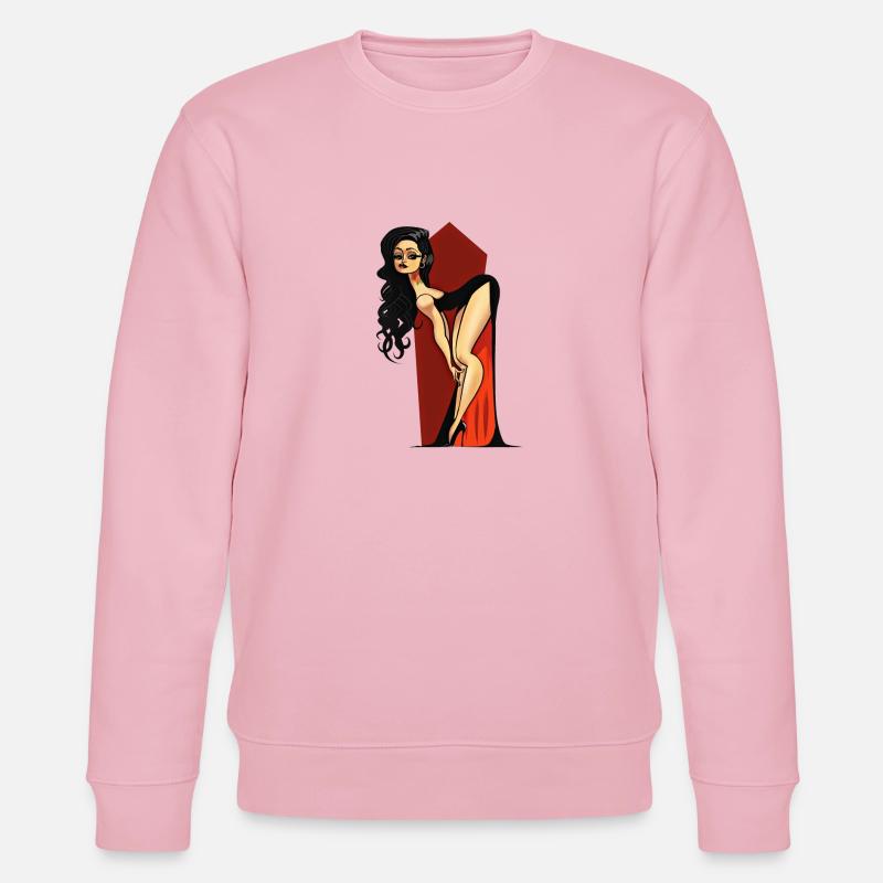 Vampire Pin-up - Stanley/Stella Unisex Bio-Sweatshirt CHANGER  - Hellrosa