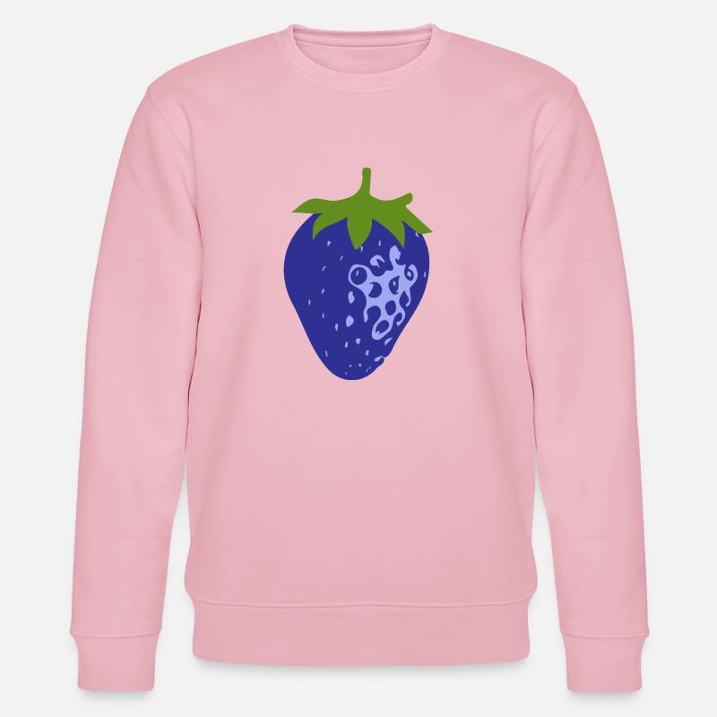 Blaue Erdbeere - Stanley/Stella Unisex Bio-Sweatshirt CHANGER  - Hellrosa