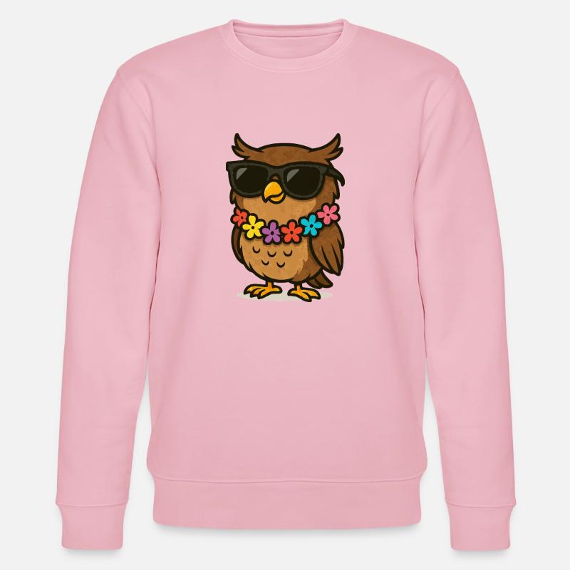 eule sonnenbrille - Stanley/Stella Unisex Bio-Sweatshirt CHANGER - Hellrosa