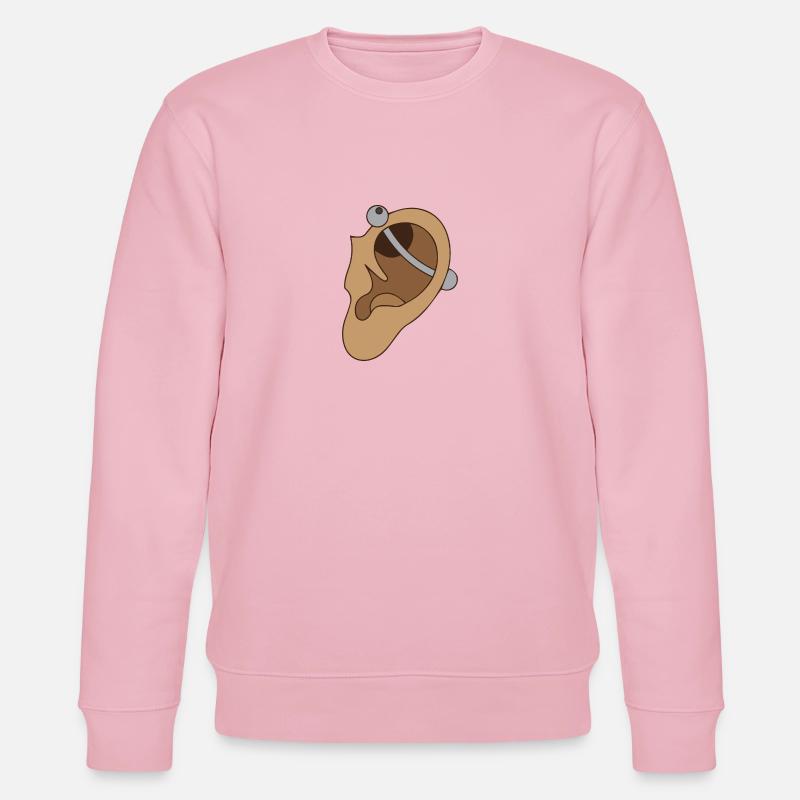 Ohrpiercing - Piercing - Stanley/Stella Unisex Bio-Sweatshirt CHANGER  - Hellrosa