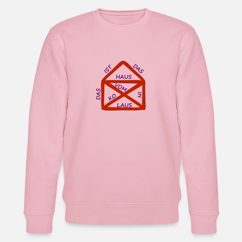 C'est la maison de Saint-Nicolas - Sweat bio CHANGER Stanley/Stella Unisexe - rose pâle
