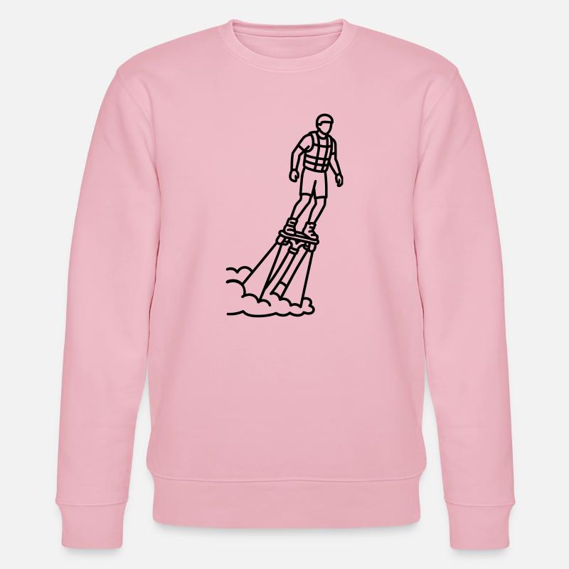 Flyboard - Stanley/Stella Unisex Bio-Sweatshirt CHANGER  - Hellrosa