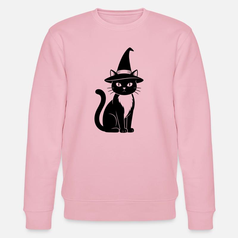Chat des sorcières - Sweat bio CHANGER Stanley/Stella Unisexe - rose pâle